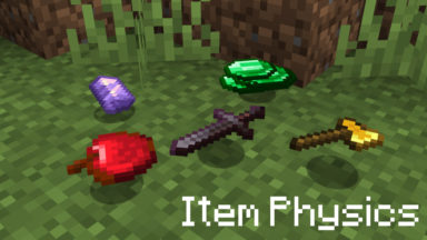 Item Physics Texture Pack Para Minecraft 1.18.1, 1.17.1