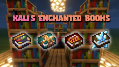 Xali's Enchanted Books Texture Pack Para Minecraft 1.20.1, 1.19.4, 1.18.2, 1.17.1, 1.16.5, 1.15.2, 1.14.4