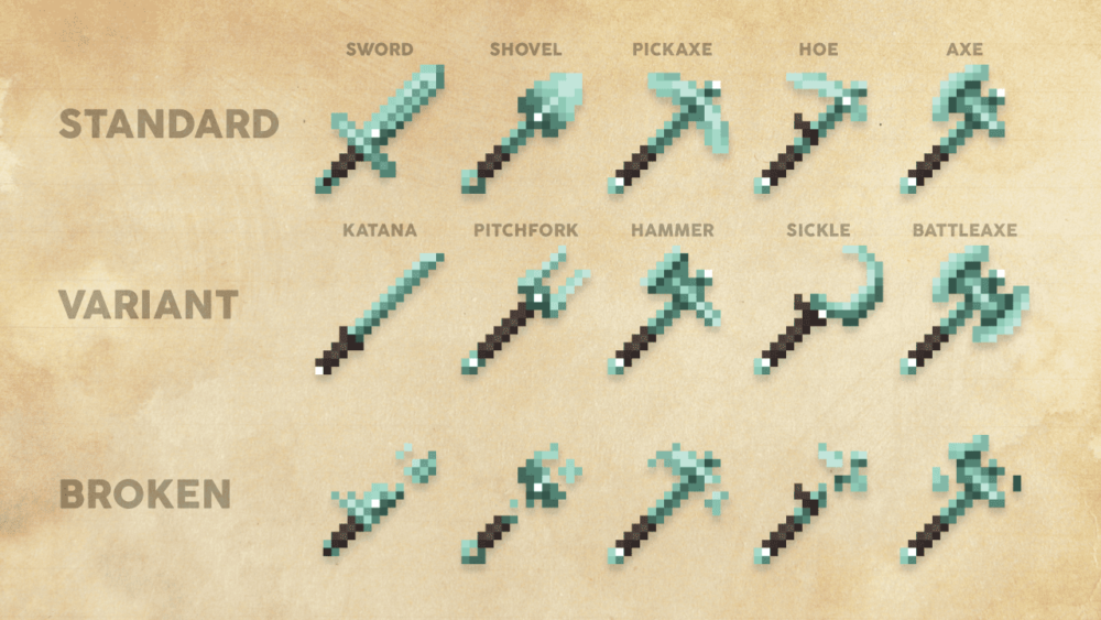 Armas y herramientas de diamante