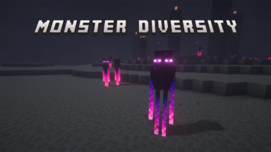 Monster Diversity Texture Pack Para Minecraft 1.19.2, 1.18.2, 1.17.1