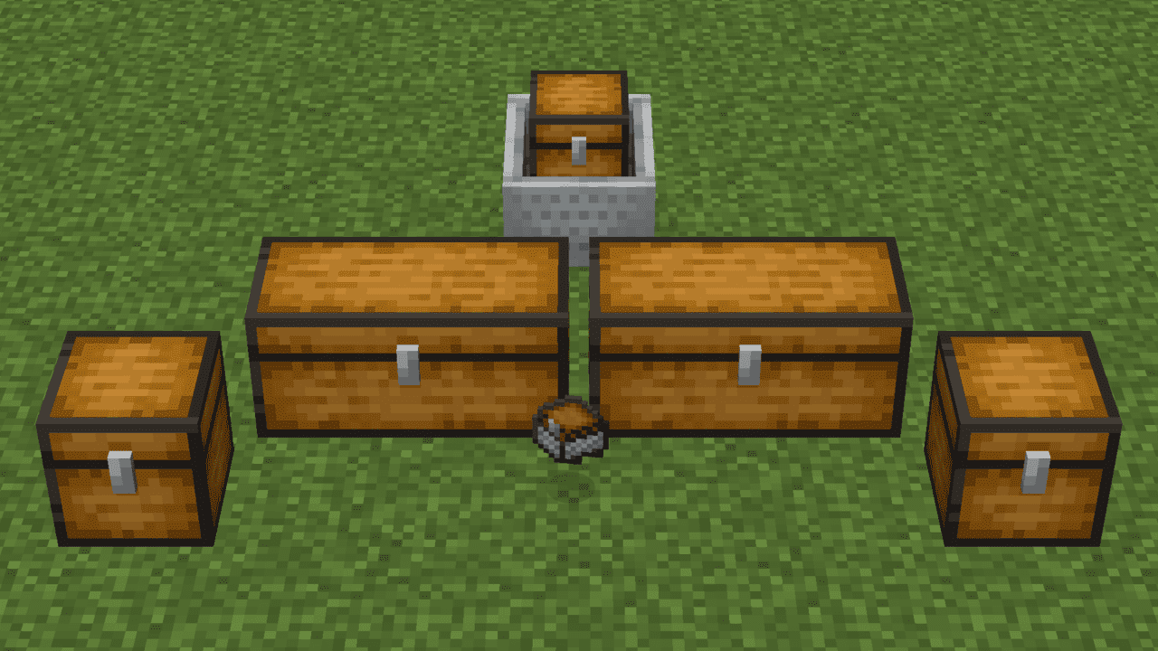 Polished Chests Texture Pack Para Minecraft