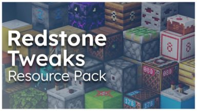 Redstone Tweaks Texture Pack Para Minecraft 1.18.1, 1.17.1