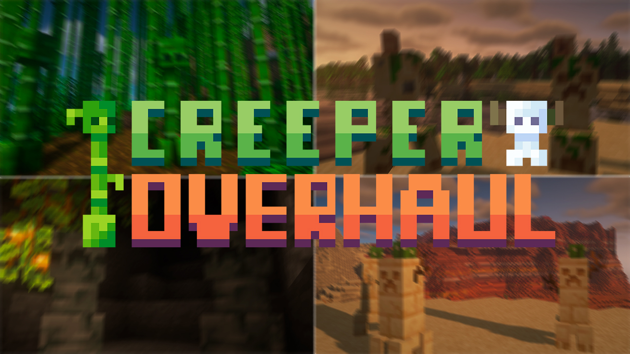 Creeper Overhaul Texture Pack Para Minecraft 1.18.2 - ZonaCraft
