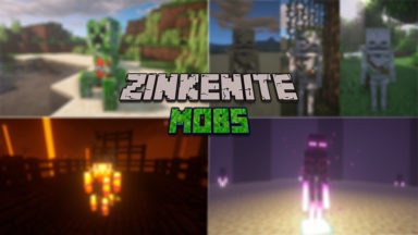 Zinkenite Mobs Texture Pack Para Minecraft 1.19.3, 1.18.1, 1.171, 1.16.5