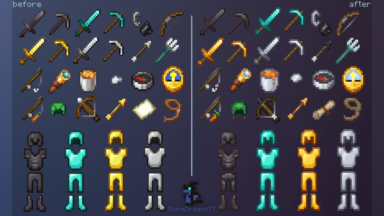 Armas, herramientas y armaduras