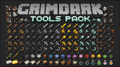 Kal's Grimdark Tools Texture Pack Para Minecraft 1.19.4, 1.18.2, 1.17.1, 1.16.5