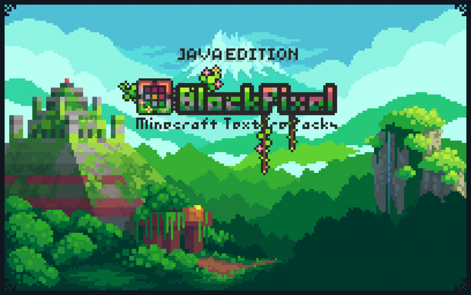 BlockPixel Texture Pack Para Minecraft 1.21.8, 1.20.6, 1.19.4, 1.18.2 ...