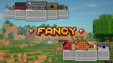 Fancy GUI Overhaul Texture Pack Para Minecraft 1.19.3, 1.18.2, 1.17.1, 1.16.5