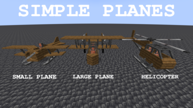 Simple Planes Mod Para Minecraft 1.19.2, 1.18.2, 1.17.1, 1.16.5, 1.15.2