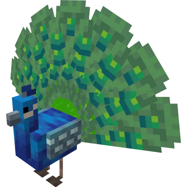 pavo real minecraft