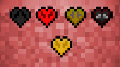Hardcore Hearts For Survival Texture Pack Para Minecraft 1.19.2, 1.18.1, 1.17.1, 1.12.2