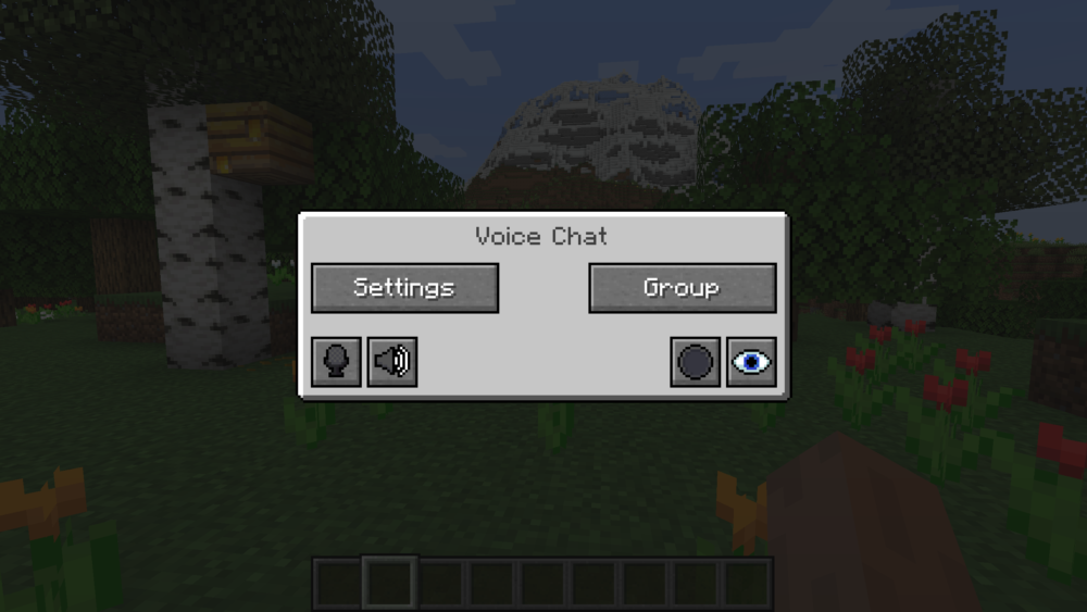 Simple Voice Chat Mod interfaz