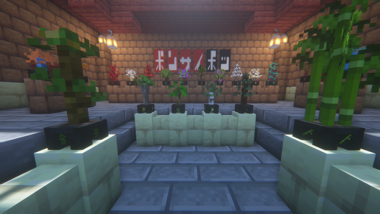 Bonsai Pots Texture Pack Para Minecraft 1.19.2, 1.18.2, 1.17.1, 1.16.5 ...