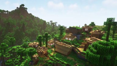 aldea de jungla