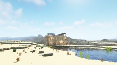 estructura en el desierto Minecraft