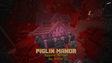 Piglin Manor estructura nerther