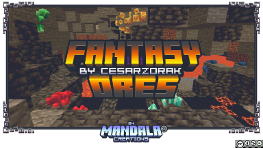 Fantasy Ores Texture Pack Para Minecraft 1.19.4, 1.18.2, 1.17.1, 1.16.5, 1.15.2, 1.14.4, 1.12.2