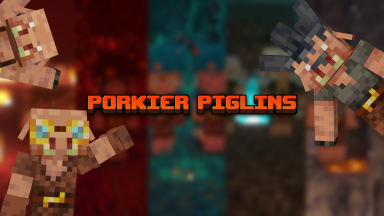 Porkier Piglins Texture Pack Para Minecraft 1.19.2, 1.18.2