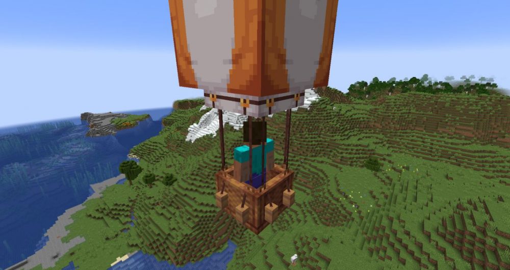 Minecraft globo aerostático