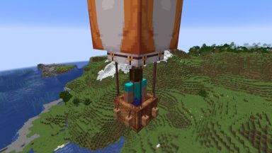 Minecraft globo aerostático