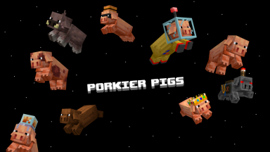 Porkier Pigs Texture Pack Para Minecraft 1.19.2, 1.18.2