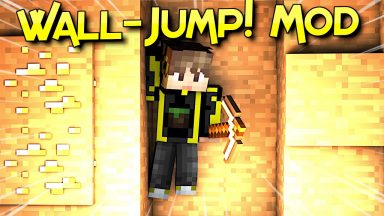 Wall-Jump! UNOFFICIAL Mod Para Minecraft 1.19.2, 1.18.2, 1.16.5