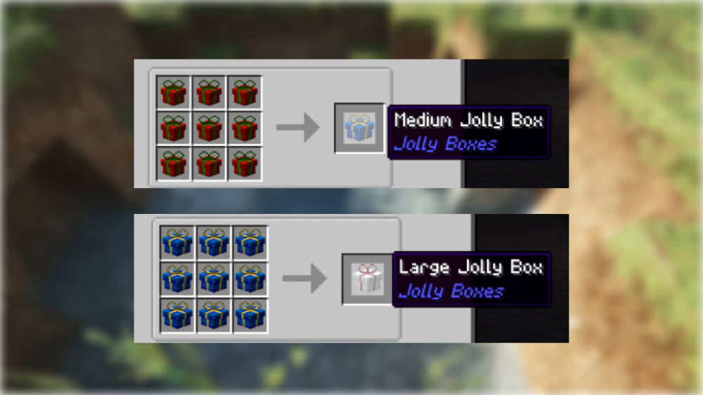 Jolly Boxes Mod recetas