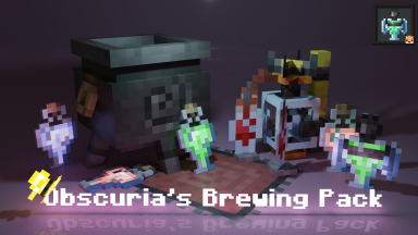 Obscuria's Brewing Texture Pack Para Minecraft 1.19.3, 1.18.2, 1.17.1, 1.16.5, 1.15.2, 1.14.4, 1.13.2, 1.12.2, 1.11.2