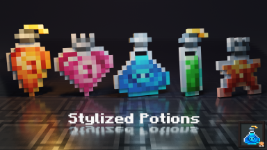 Stylized Potions Texture Pack Para Minecraft 1.19.3, 1.18.2, 1.17.1, 1.16.5, 1.15.2, 1.14.4, 1.13.2, 1.12.2, 1.11.2
