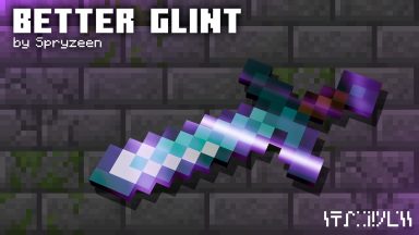 Spryzeen's Better Glint Texture Pack Para Minecraft 1.19.4, 1.18.2, 1.17.1, 1.16.5, 1.15.2, 1.14.4