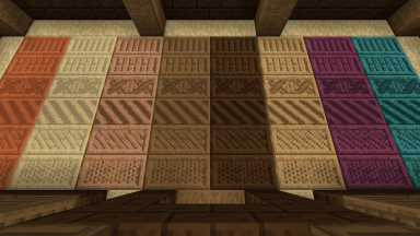 Variantes de bloques de madera decorativos