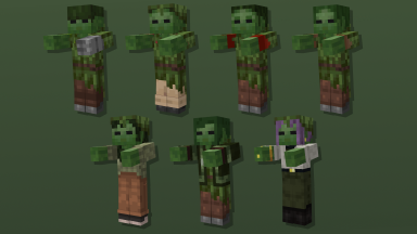 Zombies con diferentes skins