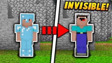 Invisible Armor Model Texture Pack Para Minecraft 1.20.1, 1.19.4, 1.18.2, 1.17.1, 1.16.5, 1.15.2, 1.14.4, 1.13.2, 1.12.2, 1.11.2, 1.10.2, 1.9.4, 1.8.9, 1.7.10