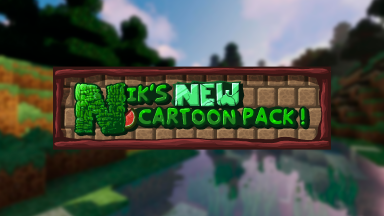Nik's New Cartoon Texture Pack Para Minecraft 1.19.4, 1.18.2, 1.17.1, 1.16.5, 1.15.2, 1.14.4, 1.13.2, 1.12.2, 1.11.2, 1.10.2, 1.9.4