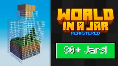 World In a Jar Mapa Para Minecraft 1.18.2, 1.17, 1.16.5