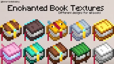 Stefan's Enchanted Books Texture Pack Para Minecraft 1.20.2, 1.19.4, 1.18.2, 1.17.1, 1.16.5