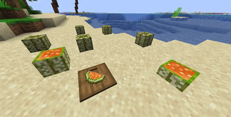 melones rebanados