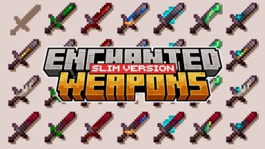 Enchanted Weapons Slim Texture Pack