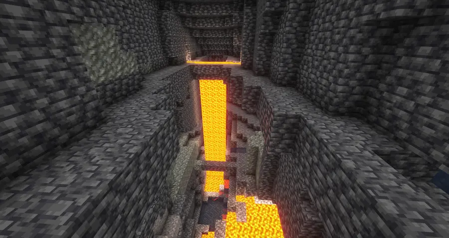 Caída de lava