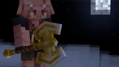 hacha de oro