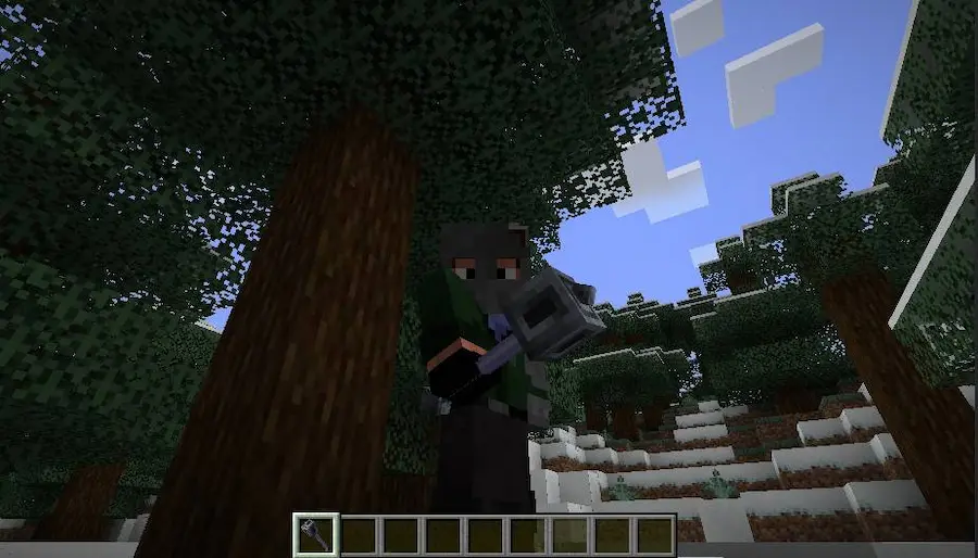 mazo 3d en mano