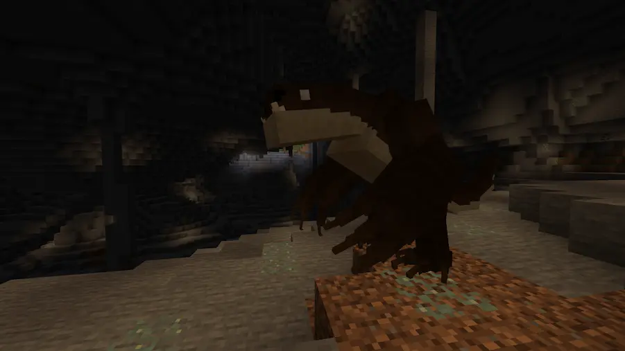 Moleclaw en una cueva