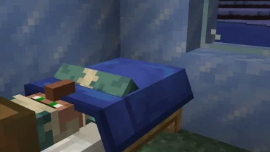 cama azul