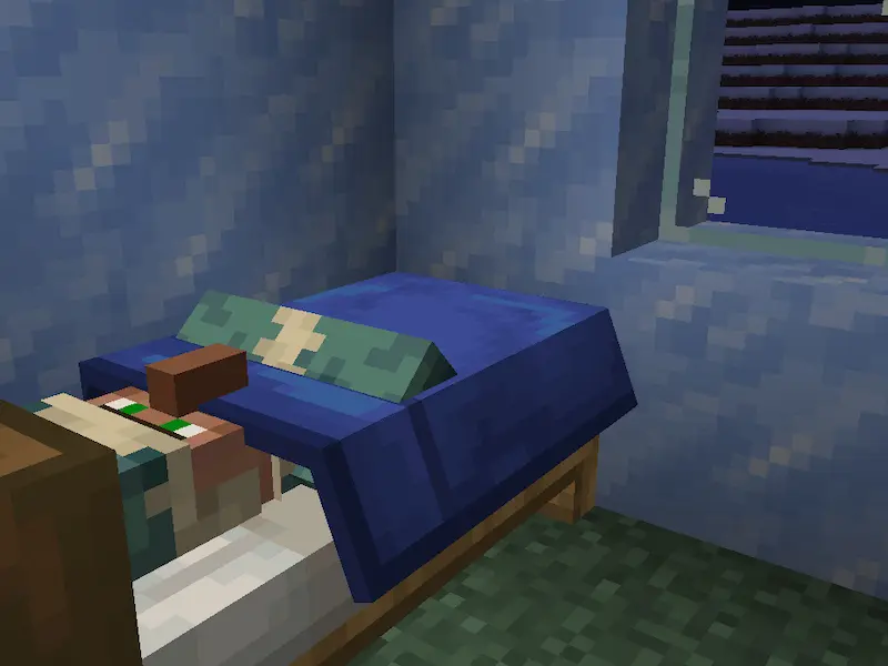 cama azul