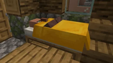 cama amarilla