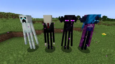 enderman cambia de apariencia con etiquetas