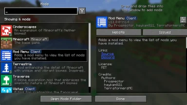 configuracion de mods