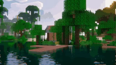 aldea de jungla