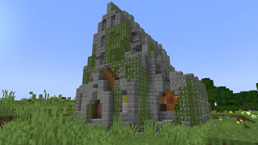 iglesia en ruinas