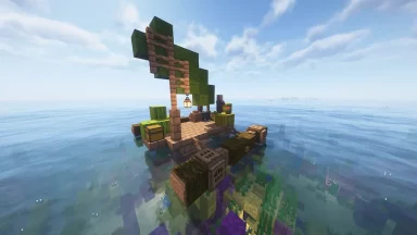 bote con aldeano
